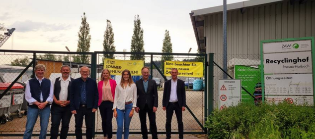 Franz Prügl, Michael Schöffberger, Paul Kastner und Dr. Eva Gerstl, stellv. Kreisvorsitzende Johanna Seitz, Bezirksrat Urban Mangold und Stadtrat Oliver Robl.